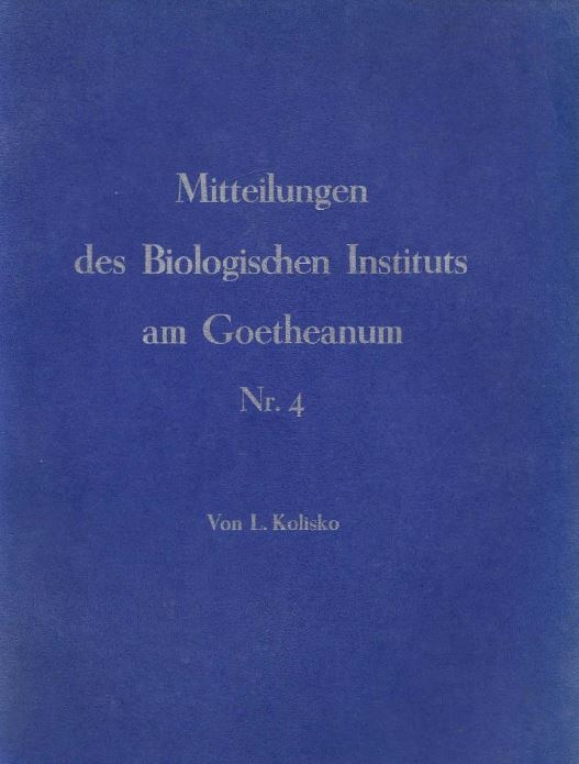 Mitteilungen des Biologischen Instituts a. G. Nr. 4