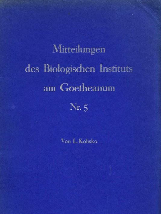 Mitteilungen des Biologischen Instituts a. G. Nr. 5